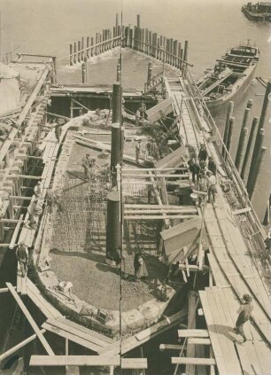 Rheinbrücke Engers, Deutschland, 1917