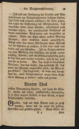 Vierten Theil