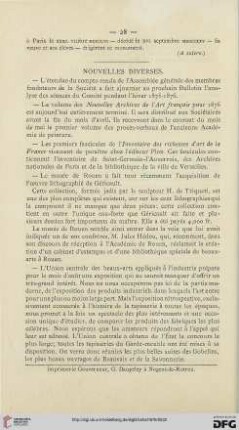 Nouvelles diverses
