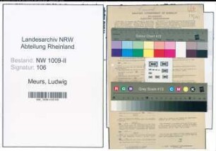 Entnazifizierung Ludwig Meurs , geb. 25.03.1904 (Fabrikant)