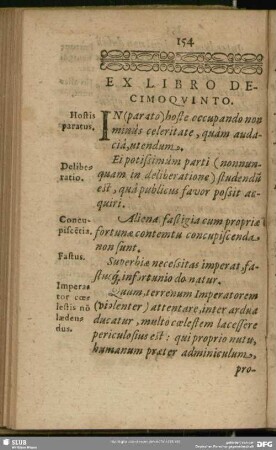 Ex Libro Decimoquinto