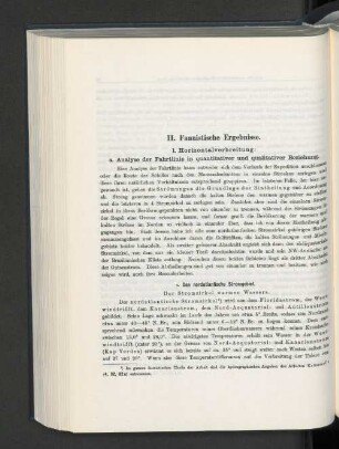 II. Faunistische Ergebnisse.