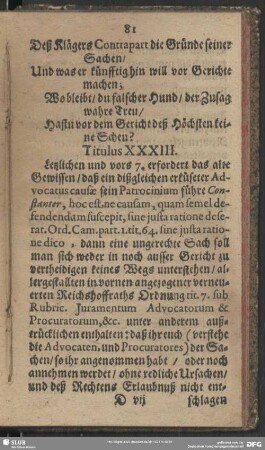 Titulus XXXIII.