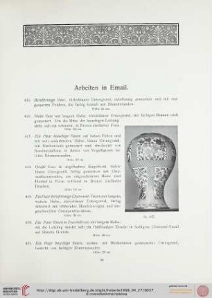 Arbeiten in Email (Nr. 415-459)