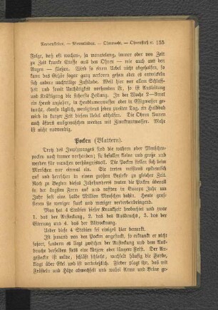 Pocken (Blattern).