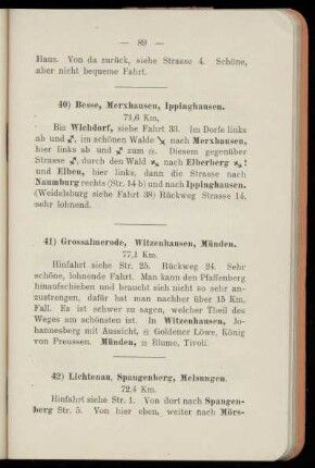 41) Grossalmerode, Witzenhausen, Münden