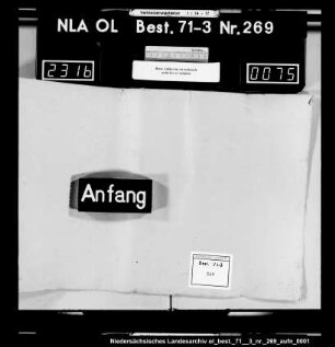 Von neu erbauten Häusern, auch neu ausgewiesenen Placken und Torfmooren im Amt Apen
