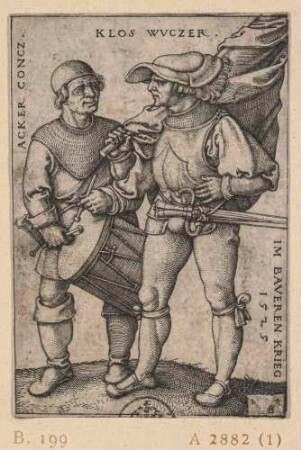 Fähnrich und Trommler