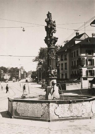 Bern. Schweiz. Kindlifresserbrunnen. Erbaut von Hans Gieng (1545/1546)