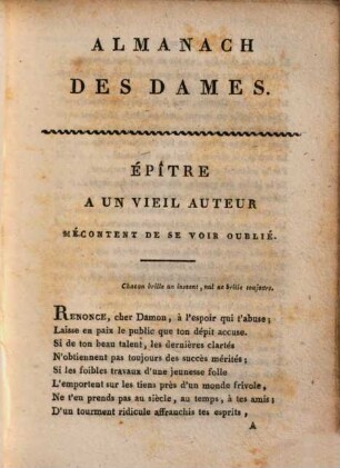 Almanach des dames : pour l'an .... 1811