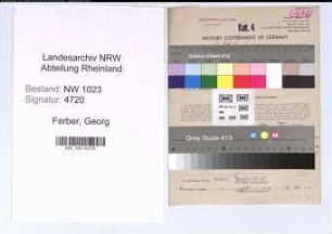 Entnazifizierung Georg Ferber , geb. 08.12.1904 (Staedtischer Angestellter)