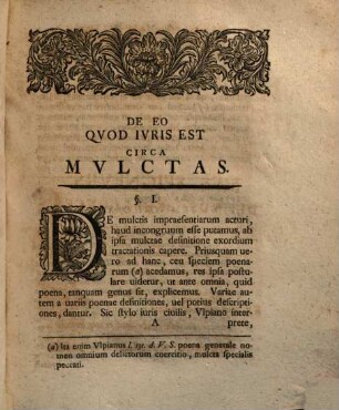 Disputatio Theoretico-Practica De Eo, Qvod Ivris Est Circa Mvlctas Sive Poenas Pecvniarias, Vvlgo Von Geld-Bussen Tam Ivre Romano, Qvam Germanico