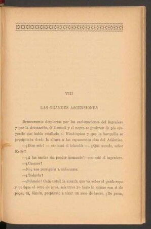VIII - Las grandes ascenciones