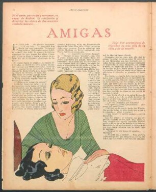 Amigas : Novela corta por Ernesto Mario Barreda