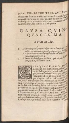 Causa Quinquagesima