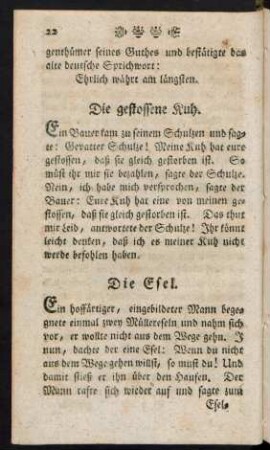 Die Esel