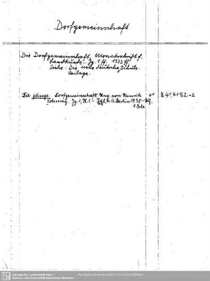 Dorfgemeinschaft