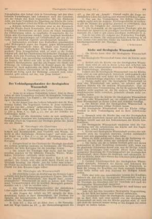 168-170 Kirche und theologische Wissenschaft