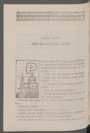 Capítulo XXXVI - Preparativos del rapto