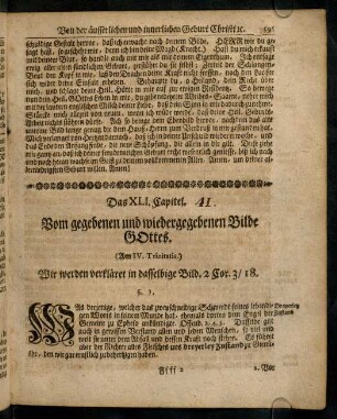 595-617, Das XLI. Capitel