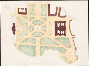 Reichstag, Berlin Erster Wettbewerb: Lageplan Königsplatz 1:1000