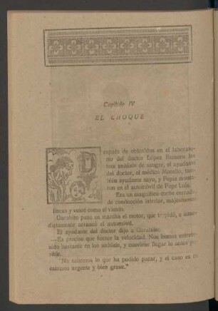 Capítulo IV - El choque