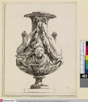 [Vase mit zwei Frauen und Girlande]