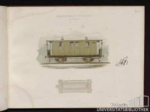Bl. 10. Personenwagen 3.ter Classe mit Bremse.