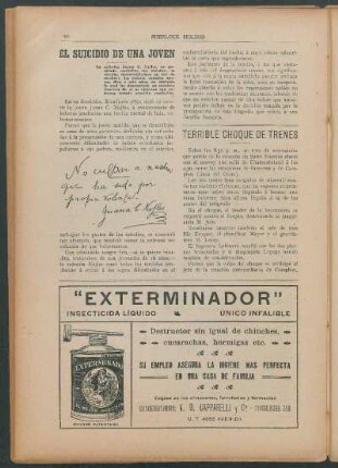 El suicidio de una joven