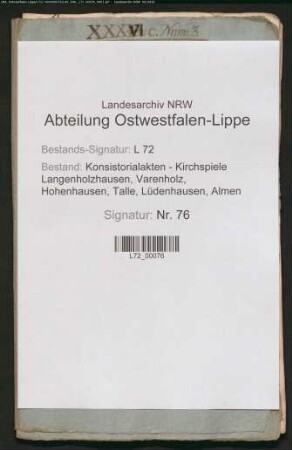 Reparatur des Küsterhauses