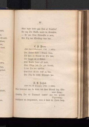 C. H. Pram (født den 4 September 1756. † 1821).
