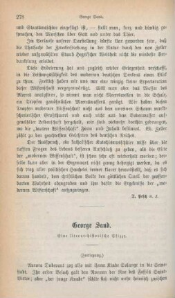 278-297 George Sand : eine literar-historische Studie (Fortsetzung)
