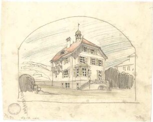 Pfann, Paul; Pöcking; Landhaus Prof. Dr. Soxhlet - Perspektive