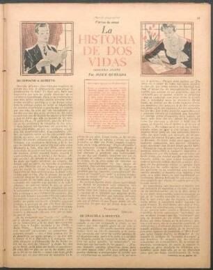 La historia de dos vidas : Cartas de amor