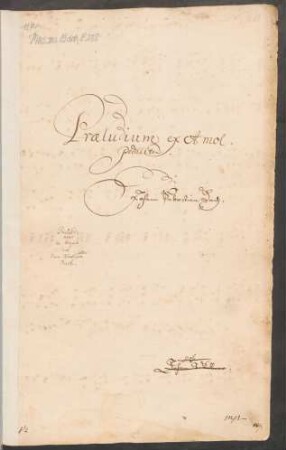 Präludien; org; a-Moll; BWV 569