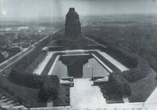 Völkerschlachtdenkmal in Leipzig : Blickrichtung Südosten