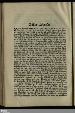 Gustav Wyneken
