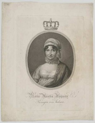 Bildnis der Maria Amalia Augusta, Königin von Sachsen