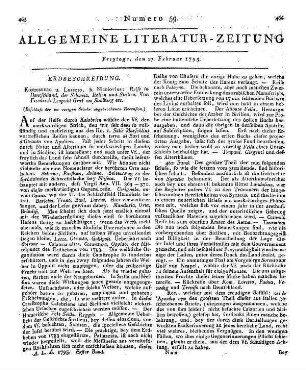 Schrader, H. A.: Spicilegium florae germanicae. Ps. 1. Hannoverae: Ritscher 1794