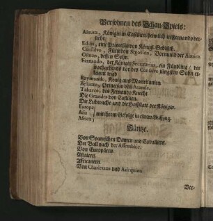 [Täntze. - Veränderungen des Schau-Platzes.]