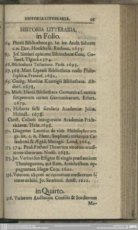 Historia Litteraria