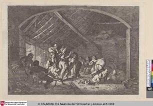 [Der kleine Ball; Country dance in a barn]