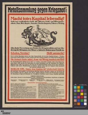 Macht totes Kapital lebendig!