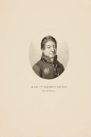 Bildnis des M. Le Cte. Clément de Ris