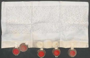 Instrumentum cautionis des Grafen Friedrich Karl Joseph von Schönborn.