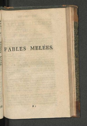 Fables Melées.