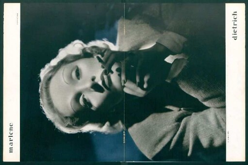 Marlene Dietrich - [Retrato]