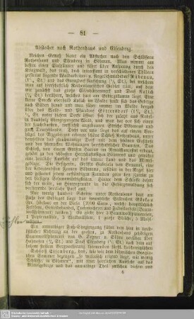 Abstecher nach Rothenhaus und Eisenberg