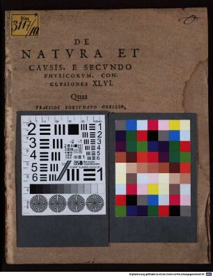 De natura et caussis e secundo Physicorum, conclusiones XLVI : e secundo Physicorum, conclusiones XLVI