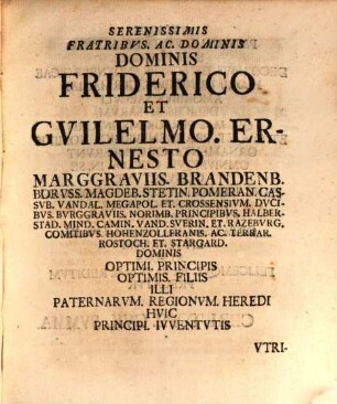 De bellis Alberti ivnioris, Marggravii Brandenbvrgici
